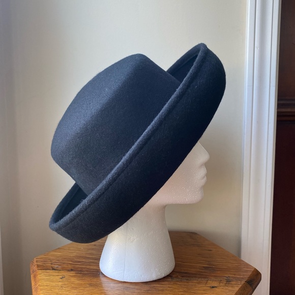 Vintage Scala Collectione women's felt hat 100% wool hand crafted hat/size 22 - Picture 13 of 16